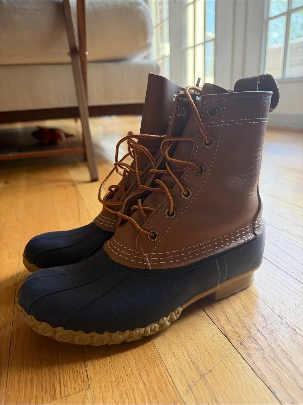 LL Bean Classic 8” Unlined Duck Boots